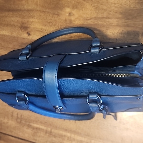 Coach Mercer 30 Leather and Suede satchel with whiplash details - Picture 12 of 16